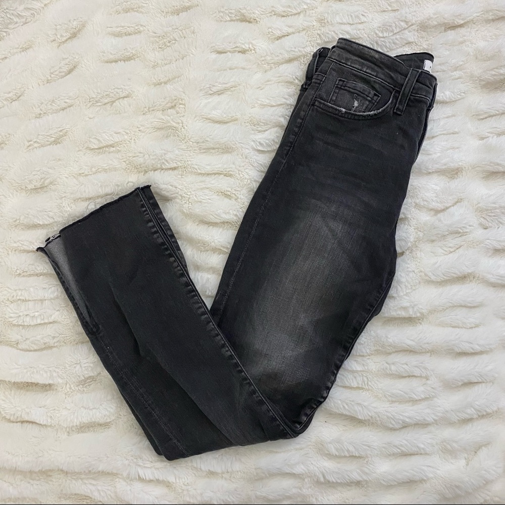 Flying Monkey Split Hem Ankle Jeans